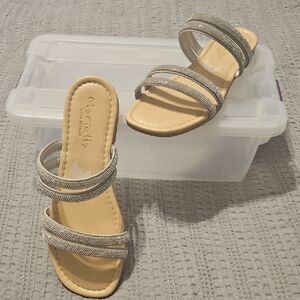 Elegant Silver Sandals by Marcelle
